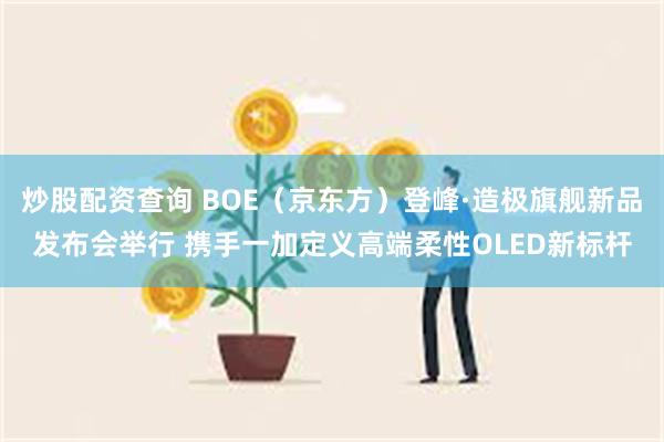 炒股配资查询 BOE（京东方）登峰·造极旗舰新品发布会举行 携手一加定义高端柔性OLED新标杆