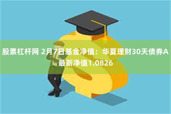 股票杠杆网 2月7日基金净值：华夏理财30天债券A最新净值1.0826