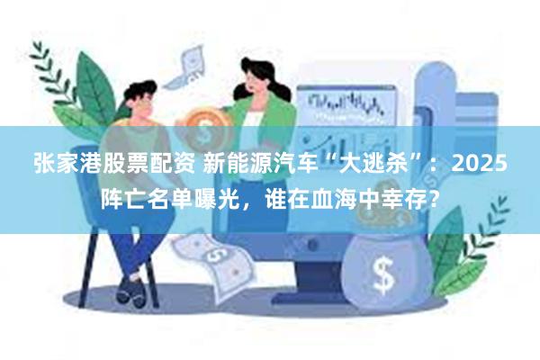 张家港股票配资 新能源汽车“大逃杀”：2025阵亡名单曝光，