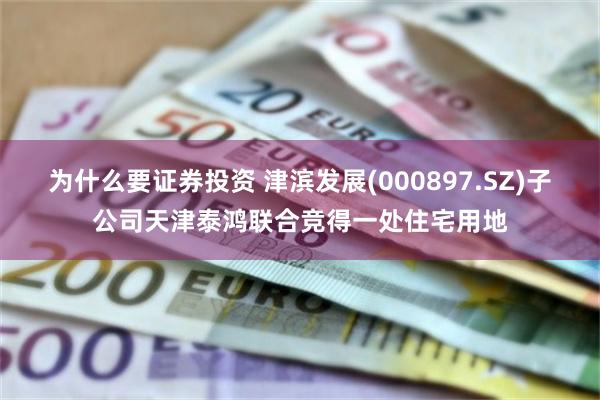 为什么要证券投资 津滨发展(000897.SZ)子公司天津泰鸿联合竞得一处住宅用地