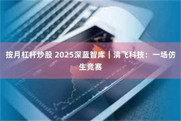 按月杠杆炒股 2025深蓝智库｜清飞科技：一场仿生竞赛
