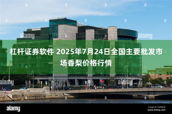 杠杆证券软件 2025年7月24日全国主要批发市场香梨价格行情